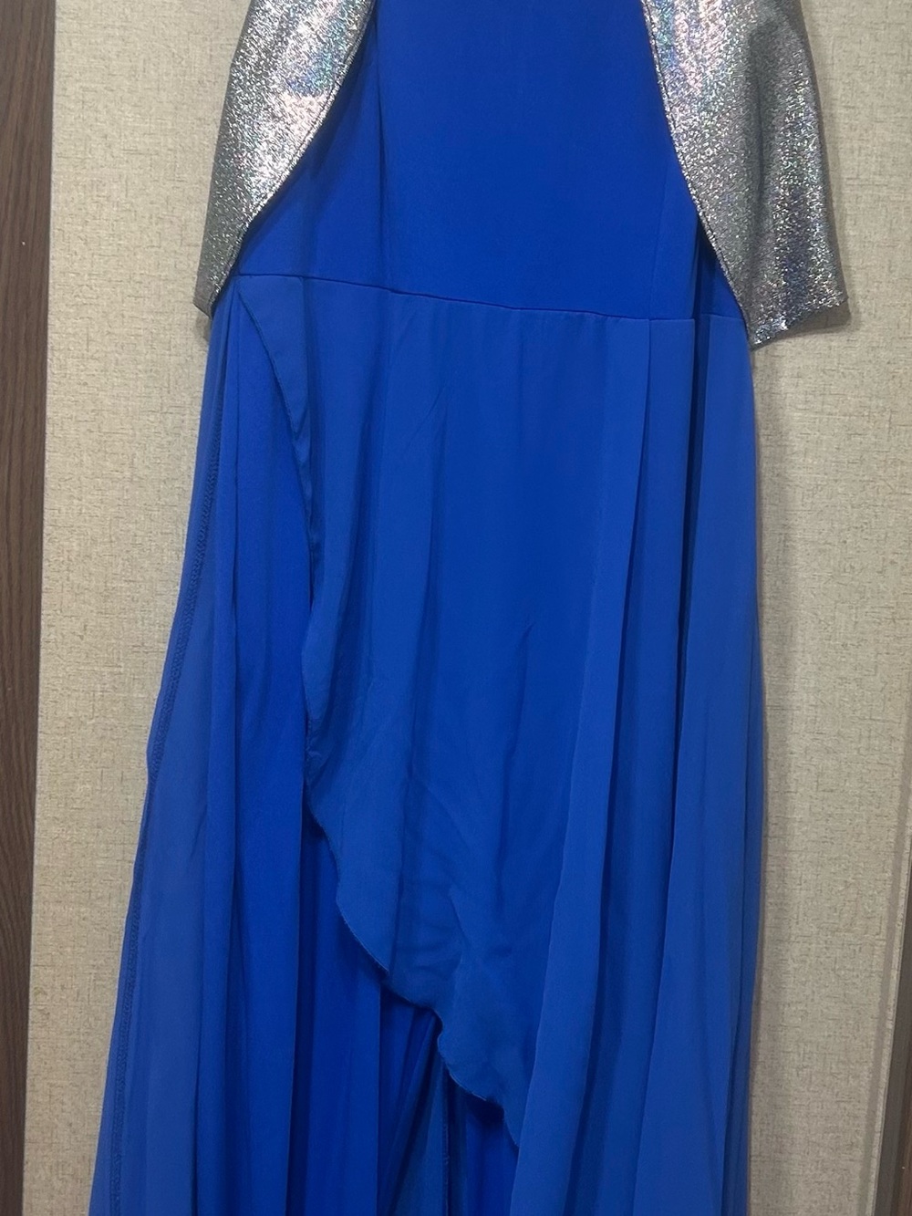 Elegant Royal Blue formal jumpsuit Dress